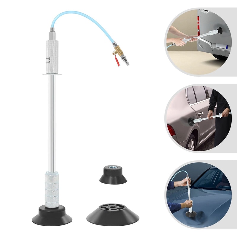 Professional Pneumatic Dent Puller Repair Kit With Suction Cups Car Dent Puller Slide Hammer Tool 1