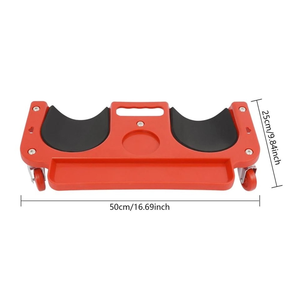 Rolling Knee Pads With Wheels Soft Padded Knee Creeper For Flooring Gardening And Auto Repair 3