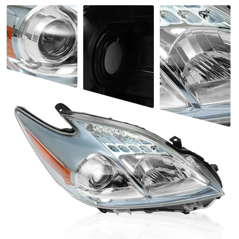 Toyota Prius Headlight Assembly Right Passenger Side Halogen For Prius 1