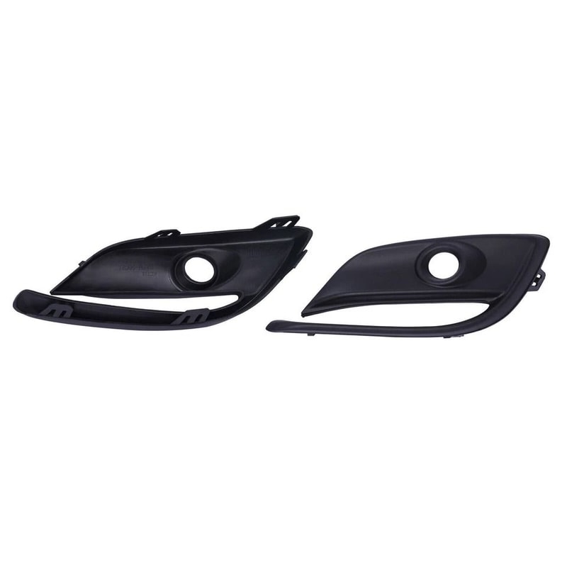 Premium Mazda Fog Lights LED Driving Lamps With Fog Light Trim Bezel Kit 2