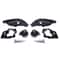 Premium Mazda Fog Lights LED Driving Lamps With Fog Light Trim Bezel Kit 4