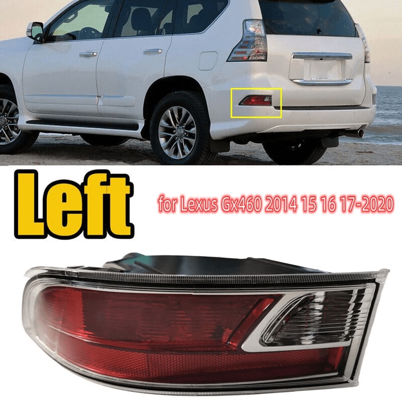 Product Name Lexus Bumper Light Left Driver Side Rear Lamp Reflector 4