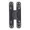 Black Hidden Door Hinges Heavy Duty Concealed Zinc Alloy Hinges 1