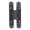 Black Hidden Door Hinges Heavy Duty Concealed Zinc Alloy Hinges 1