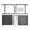 Adjustable Microwave Stand With Hooks Space Saving Kitchen Countertop Organizer 7