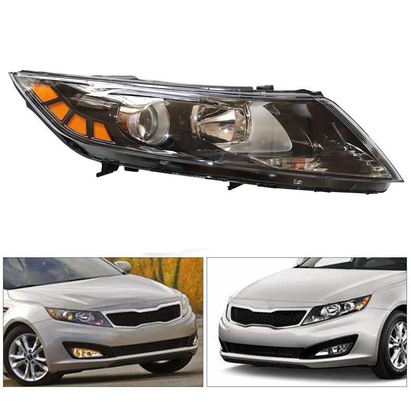 Replacement Right Kia Optima Headlight Right Passenger Side Halogen Headlight Assembly 1