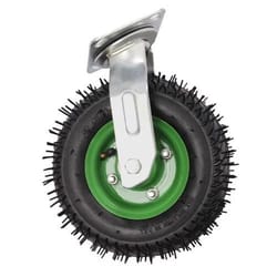pneumatic caster wheels for farm carts, swivel rigid heavy duty air tire set