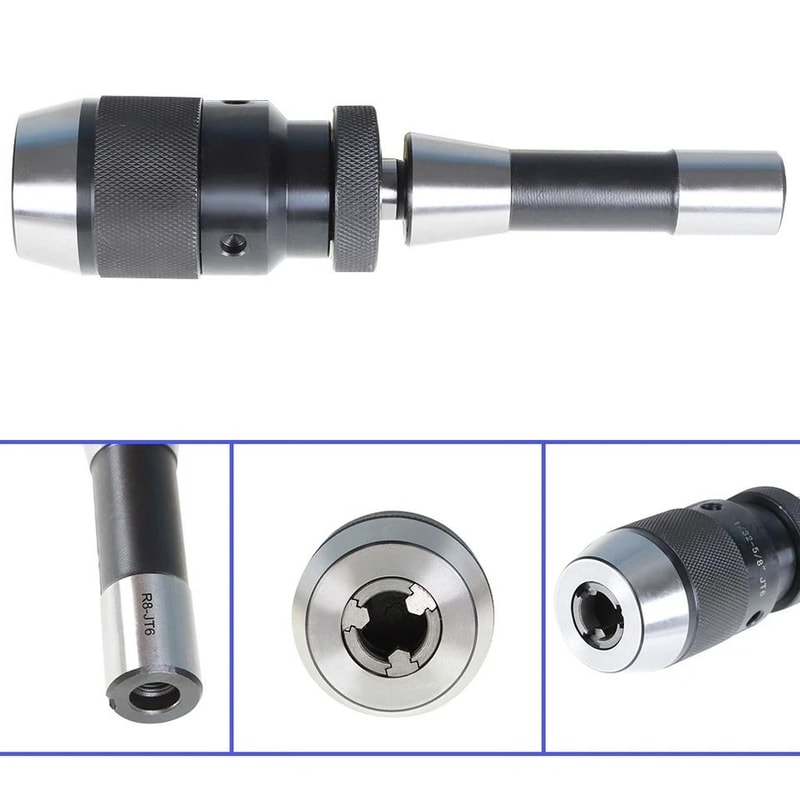 Heavy Duty Keyless Drill Chuck With Shank Adapter 2