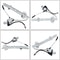Honda Civic Sedan Power Window Regulator With Motor 5