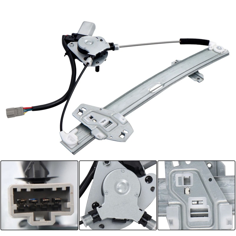 Honda Civic Sedan Power Window Regulator With Motor 7