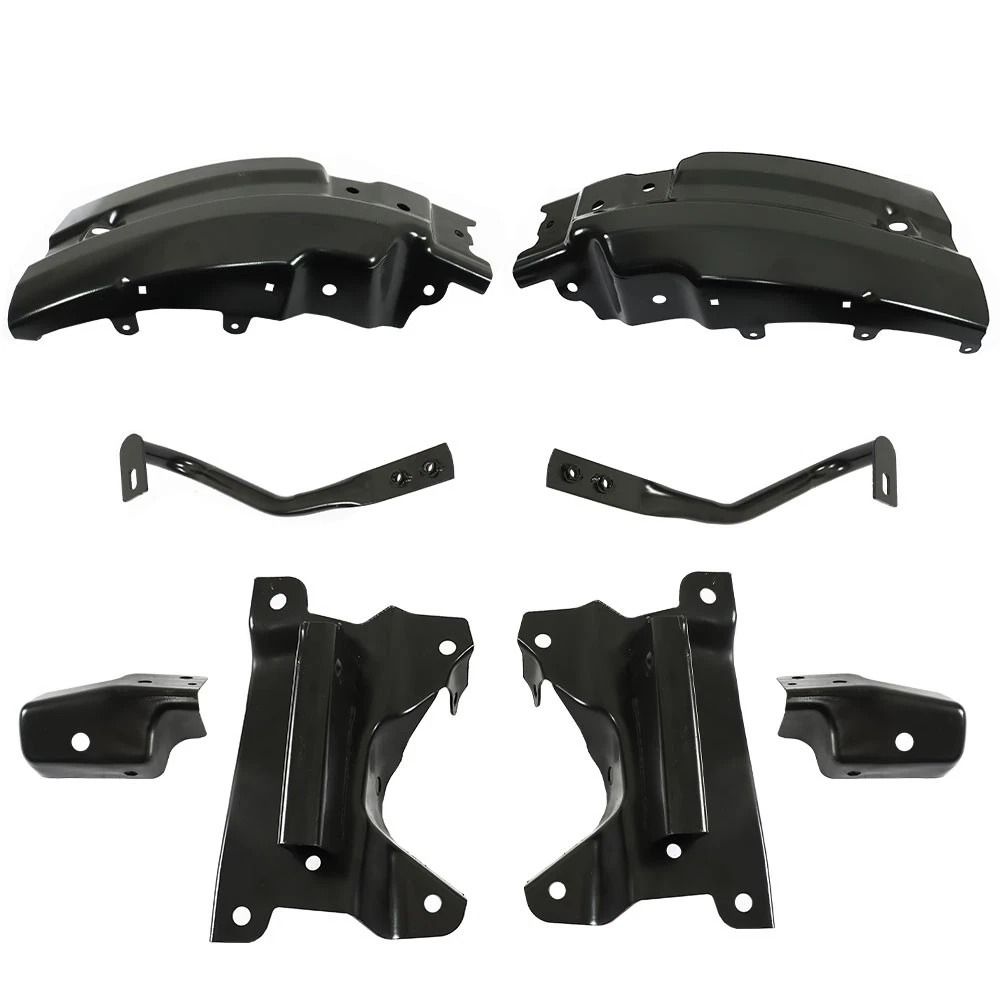 Premium Front Bumper Brace Brackets Kit For Chevy Silverado Full Bumper Support Bracket Set 0