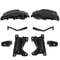 Premium Front Bumper Brace Brackets Kit For Chevy Silverado Full Bumper Support Bracket Set 0