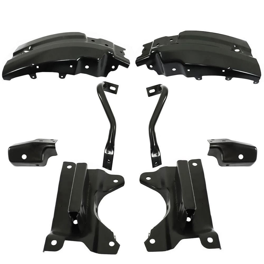 Premium Front Bumper Brace Brackets Kit For Chevy Silverado Full Bumper Support Bracket Set 2