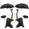 Premium Front Bumper Brace Brackets Kit For Chevy Silverado Full Bumper Support Bracket Set 2
