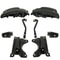Premium Front Bumper Brace Brackets Kit For Chevy Silverado Full Bumper Support Bracket Set 2