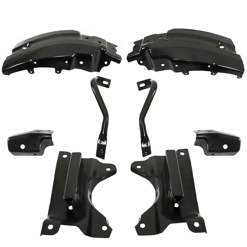 Premium Front Bumper Brace Brackets Kit For Chevy Silverado Full Bumper Support Bracket Set 2
