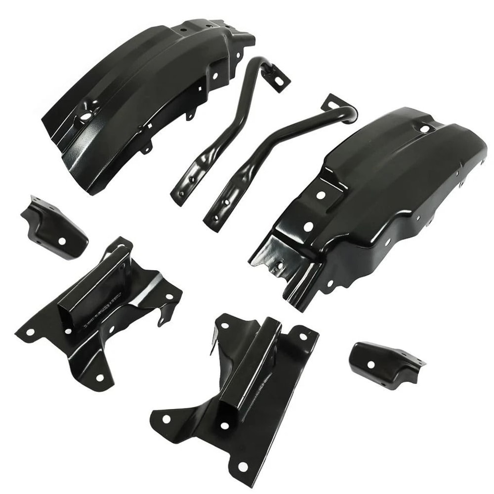 Premium Front Bumper Brace Brackets Kit For Chevy Silverado Full Bumper Support Bracket Set 4