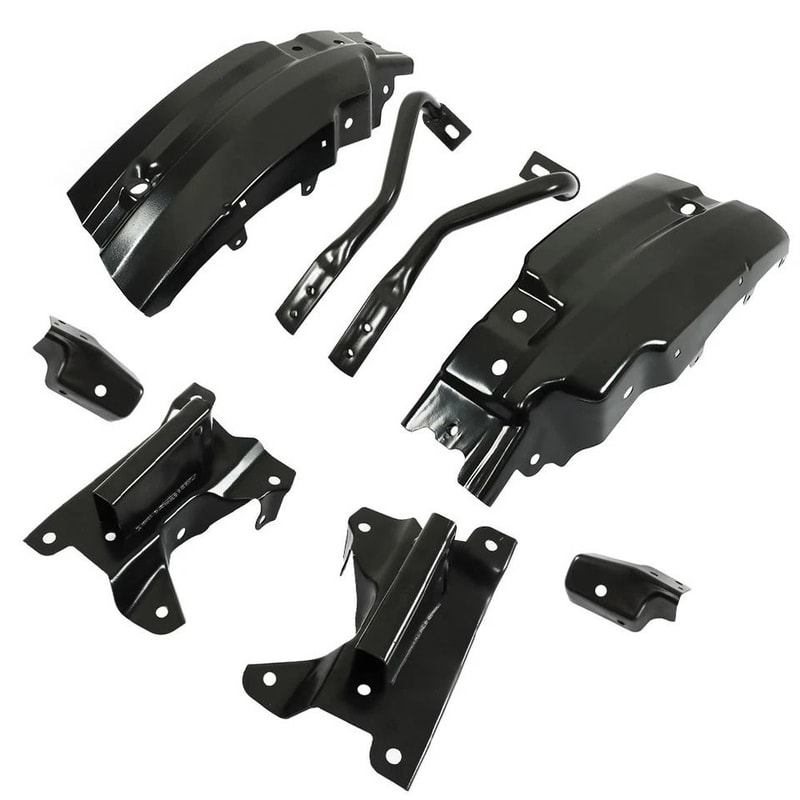 Premium Front Bumper Brace Brackets Kit For Chevy Silverado Full Bumper Support Bracket Set 4