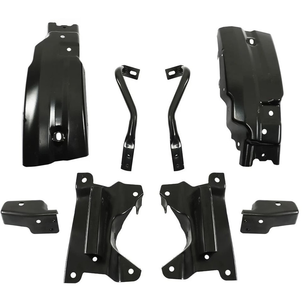 Premium Front Bumper Brace Brackets Kit For Chevy Silverado Full Bumper Support Bracket Set 5