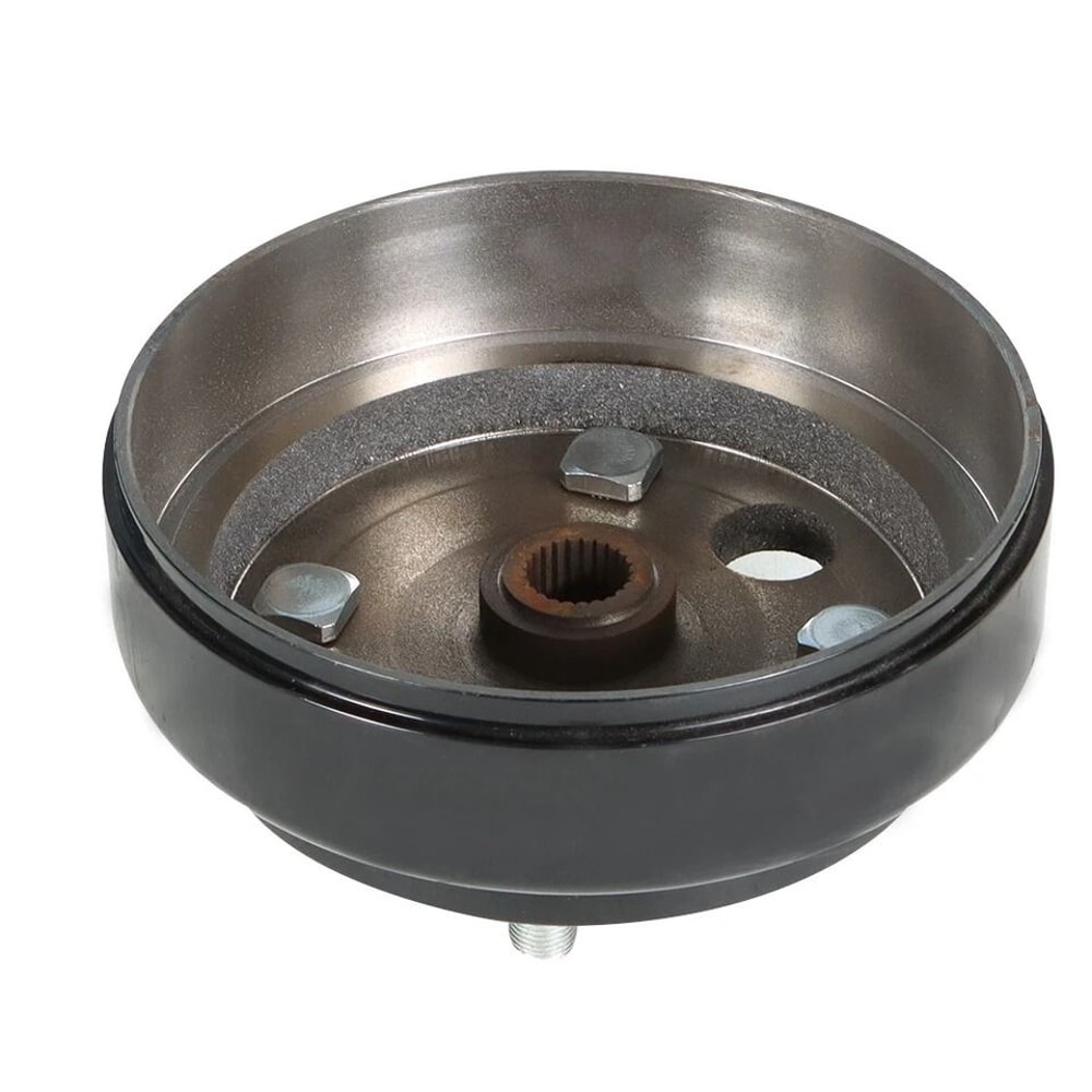 EZGO Golf Cart Rear Brake Hub Drum Set Heavy Duty Replacement Pair 3