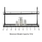 SpaceSaver Wall Mounted Pot Rack With Hooks For Pots Pans Kitchen Organization 3