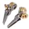 Brass Lock On Tire Inflator Set Locking Air Chuck NPT 1