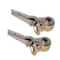 Brass Lock On Tire Inflator Set Locking Air Chuck NPT 3