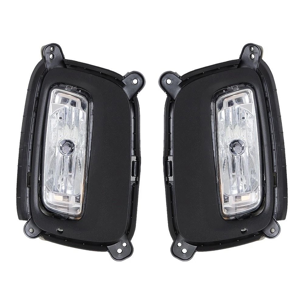 Premium Front Bumper Fog Lights Assembly For Kia Sorento With Bezel LH RH Complete Set 0
