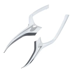 chrome front grille trim molding left right pair for mazda