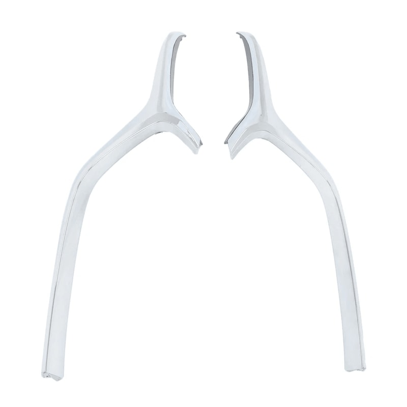 Chrome Front Grille Trim Molding Left Right Pair For Mazda 1