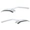 Chrome Front Grille Trim Molding Left Right Pair For Mazda 2