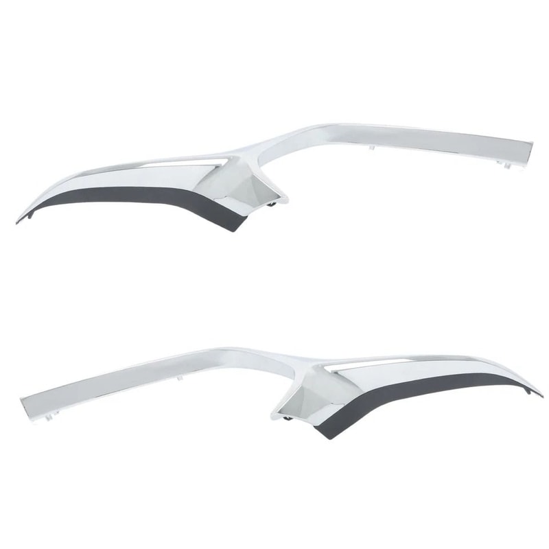 Chrome Front Grille Trim Molding Left Right Pair For Mazda 2
