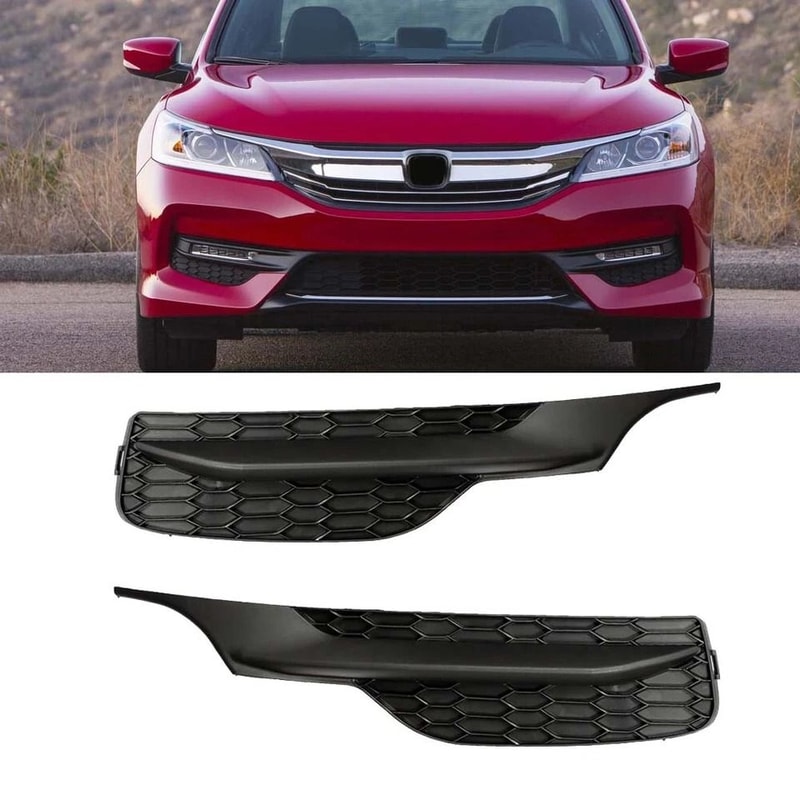 Honda Accord Front Fog Light Lamp Cover Bezel Replacement Pair 4