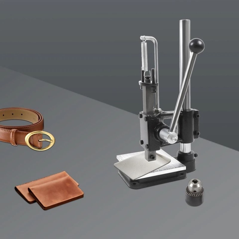 Professional Manual Leather Embossing Press Leather Stamping Machine For Craft Imprinting 7