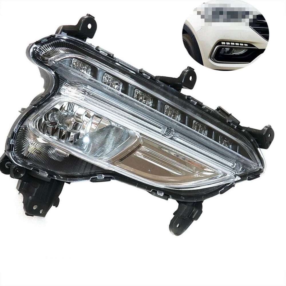 Premium Right Side Fog Light Assembly Hyundai Santa Fe Sport Front Fog Lamp Replacement 0