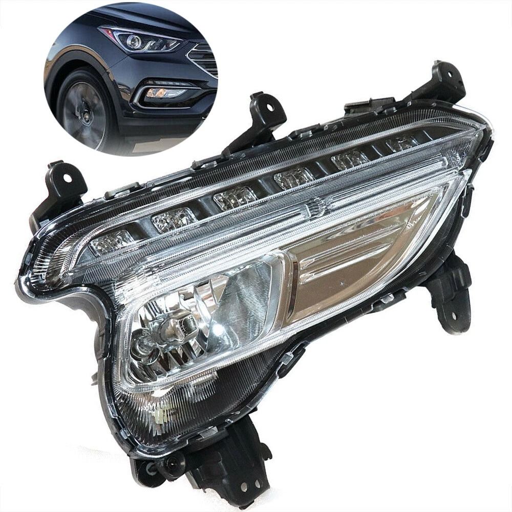 Premium Right Side Fog Light Assembly Hyundai Santa Fe Sport Front Fog Lamp Replacement 6