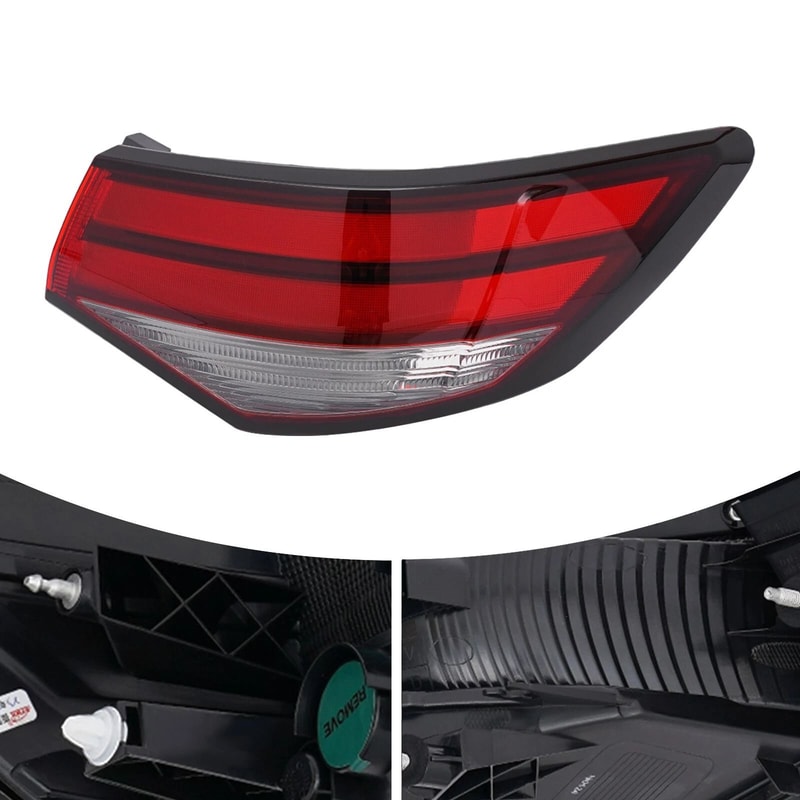 Nissan Sentra Rear Right Halogen Tail Light Assembly 5