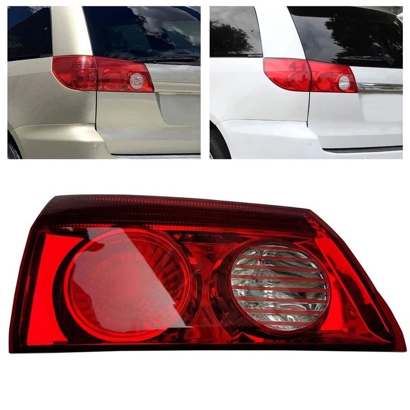 Premium Toyota Sienna Left Tail Light Assembly Direct Fit Replacement Tail Lamp 1