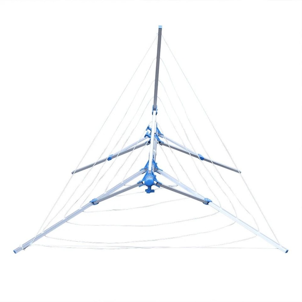 Premium Outdoor Rotary Clothesline Folding Laundry Dryer Rack Arm Umbrella Airer 3