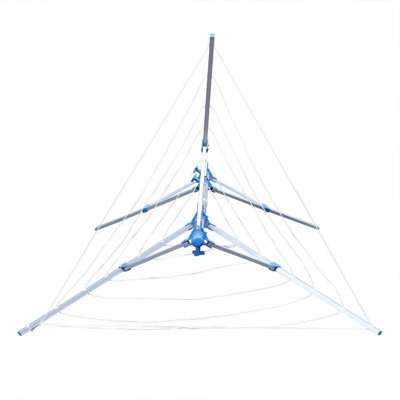 Premium Outdoor Rotary Clothesline Folding Laundry Dryer Rack Arm Umbrella Airer 3