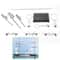 Premium Laboratory Flask Support Set With Lab Support Stand Clips Durable Iron Chemistry Rack 7