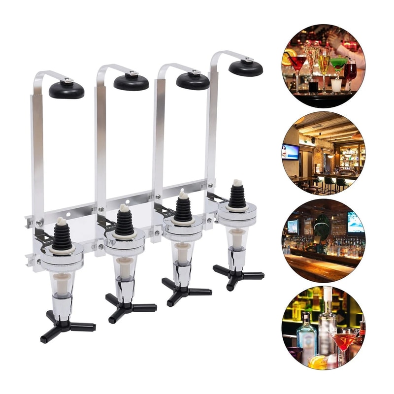 Product Name Wall Mounted Liquor Dispenser Bottle Whiskey Wine Cocktail Pourer 1
