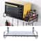 Stainless Steel Wall Mounted Kitchen Shelf Heavy Duty Microwave Oven Rack Counter Storage Organize 1