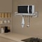 Stainless Steel Wall Mounted Kitchen Shelf Heavy Duty Microwave Oven Rack Counter Storage Organize 0