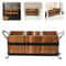 Rustic Wooden Utensil Holder Kitchen Organizer For Counters Premium Cutlery Tool Storage 1