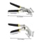 Flat Jaw Sheet Metal Bending Tool Hand Seamer Pliers Manual Metal Bender For Precision Jobs 2