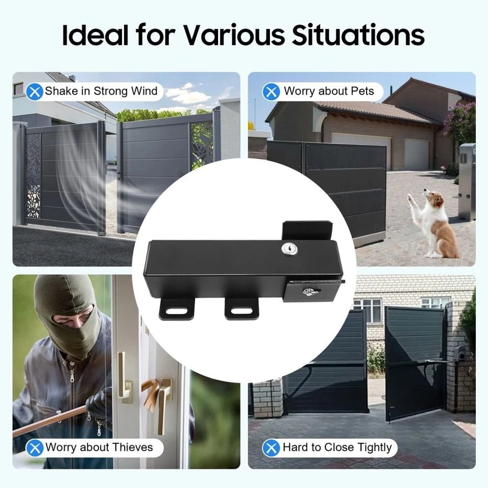 Product Name Automatic Gate Lock For Single Or Dual Swing Gate Openers 8