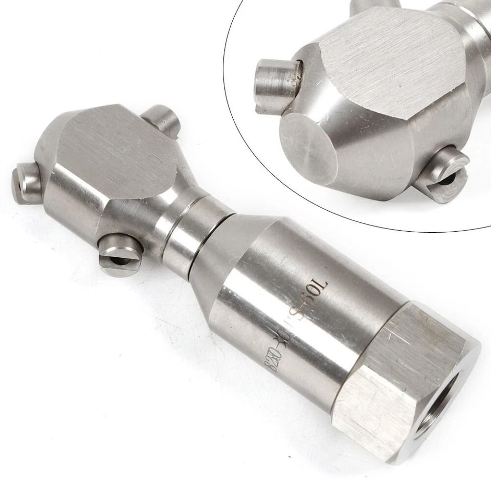 Rotary Pressure Washer Sewer Jetter Nozzle For Drain Pipe Cleaning 2