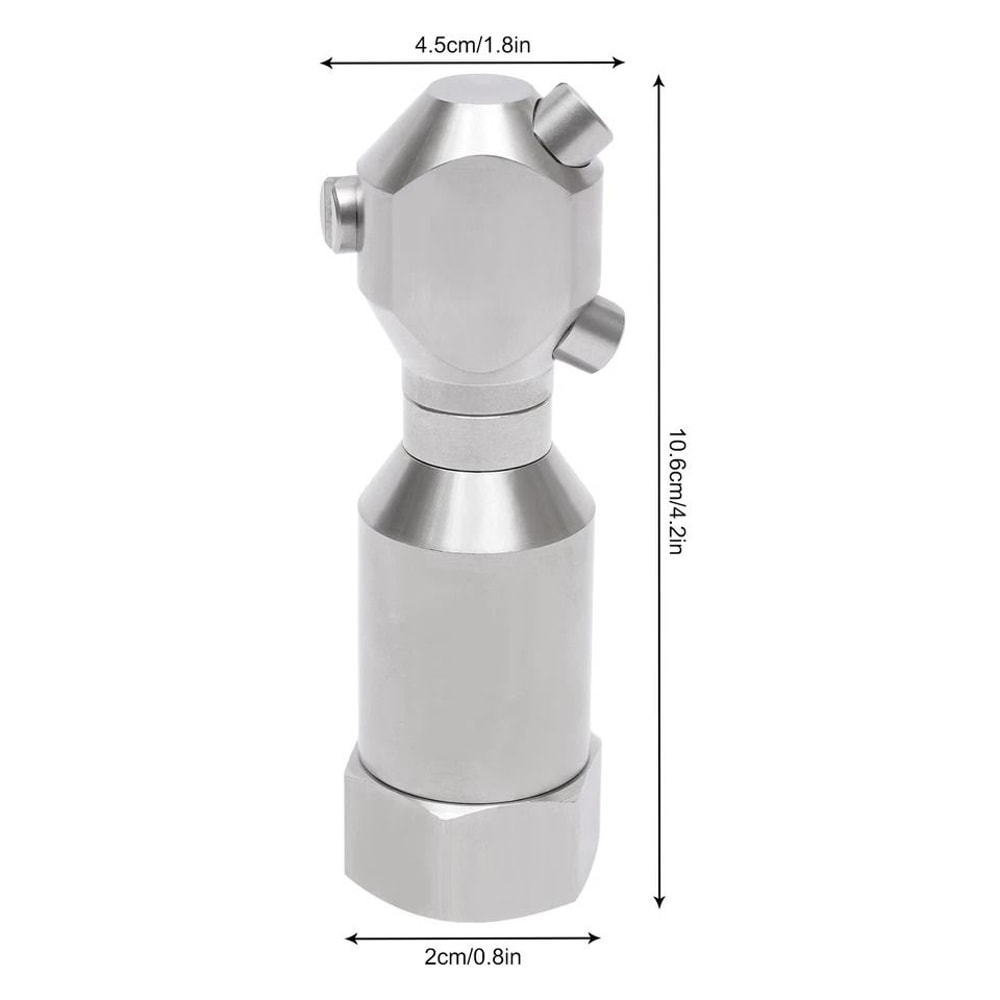 Rotary Pressure Washer Sewer Jetter Nozzle For Drain Pipe Cleaning 4