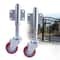 Heavy Duty Spring Loaded Gate Caster Wheel For Wood Chainlink Gates 0